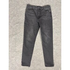 Lauren Ralph Lauren Women's Gray Denim Jeans Size 10 Straight Leg High Rise